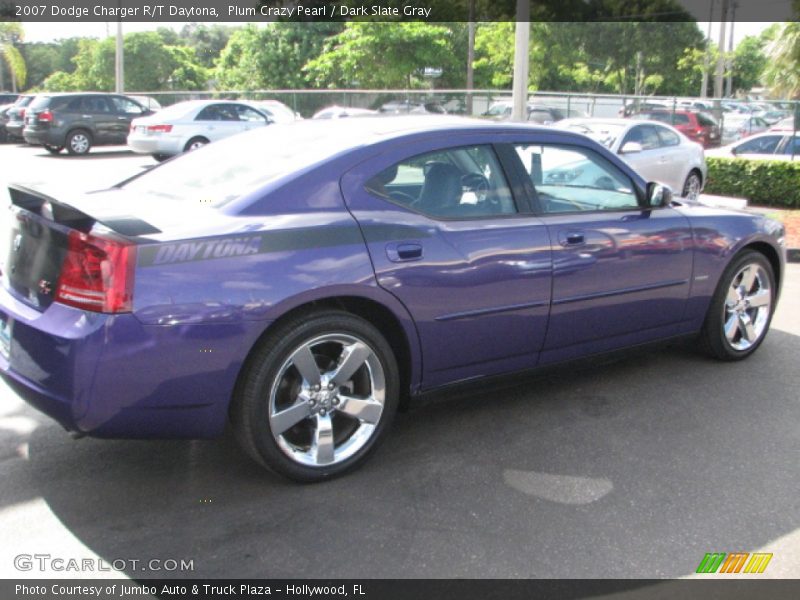 Plum Crazy Pearl / Dark Slate Gray 2007 Dodge Charger R/T Daytona