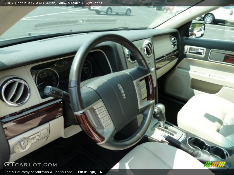 Alloy Metallic / Light Stone 2007 Lincoln MKZ AWD Sedan