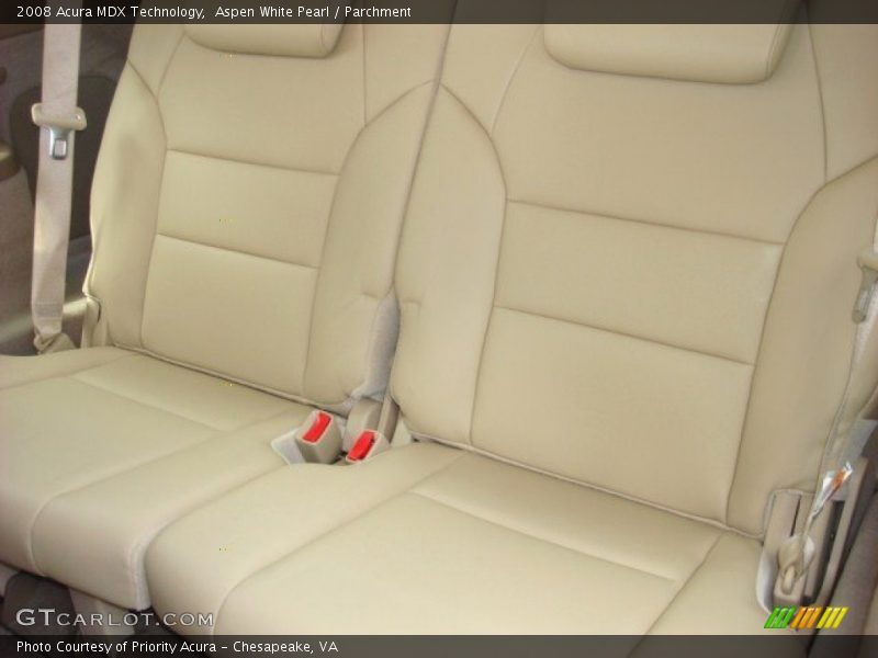 Aspen White Pearl / Parchment 2008 Acura MDX Technology