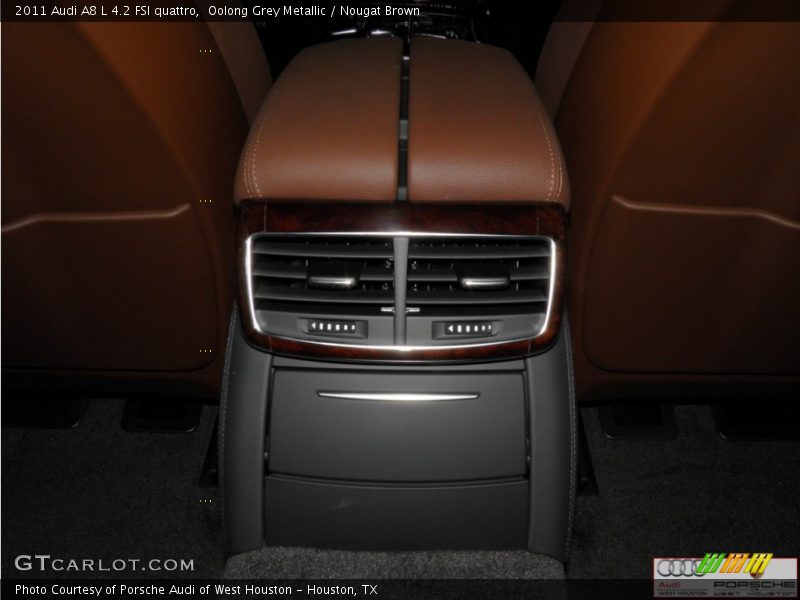 Oolong Grey Metallic / Nougat Brown 2011 Audi A8 L 4.2 FSI quattro