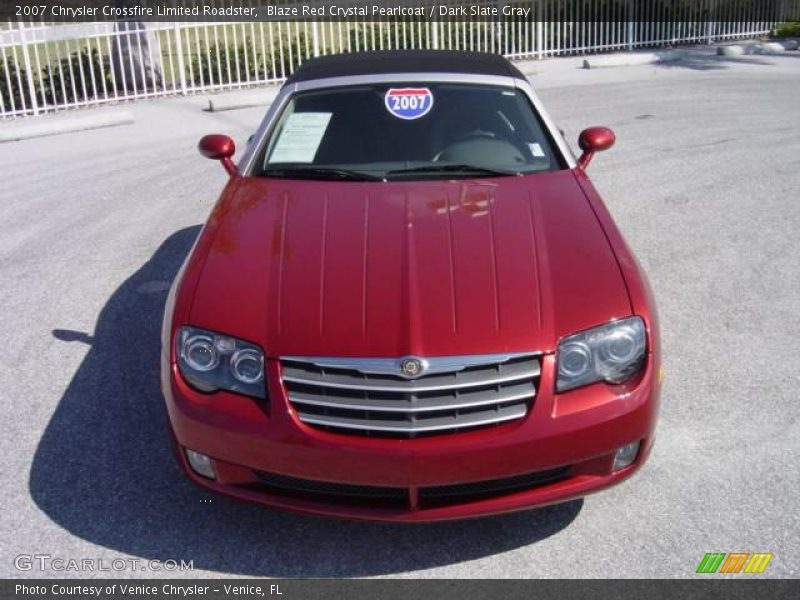 Blaze Red Crystal Pearlcoat / Dark Slate Gray 2007 Chrysler Crossfire Limited Roadster