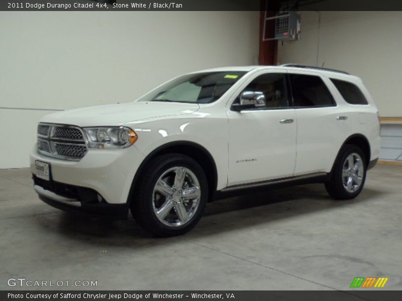 Stone White / Black/Tan 2011 Dodge Durango Citadel 4x4