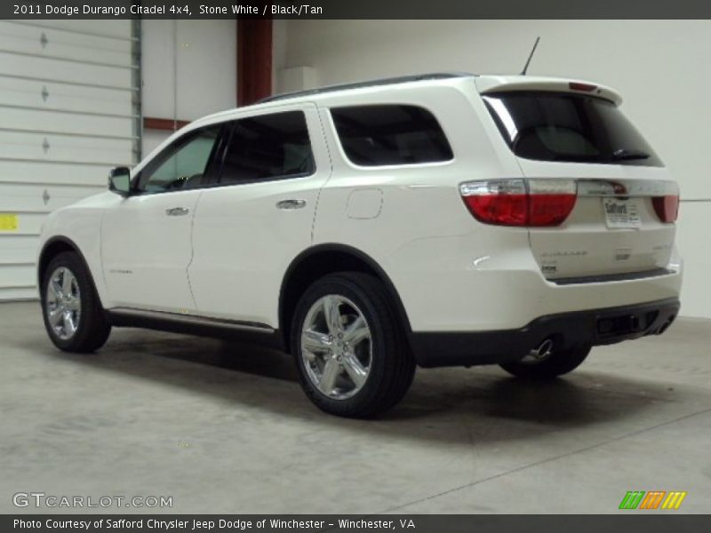 Stone White / Black/Tan 2011 Dodge Durango Citadel 4x4