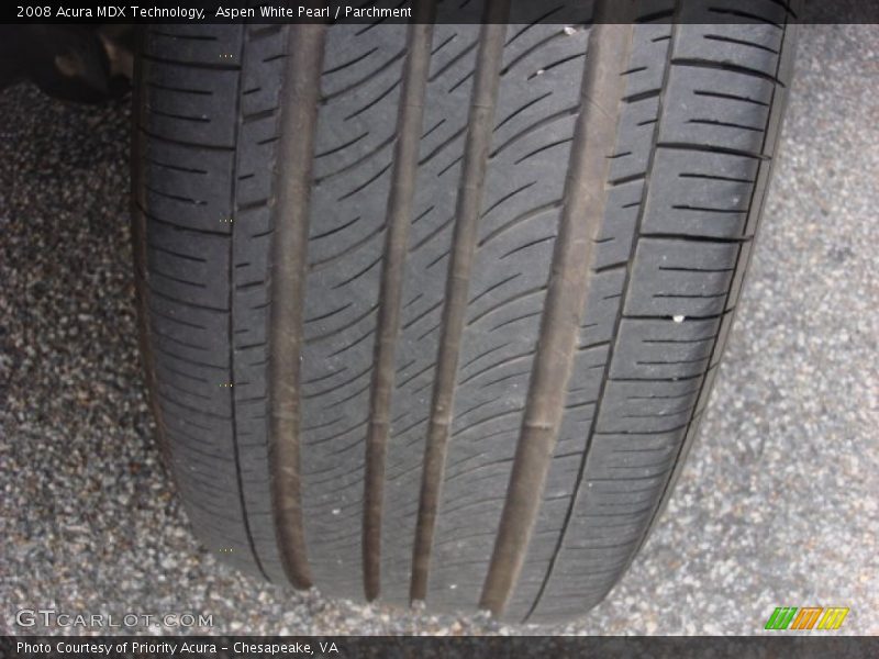 Aspen White Pearl / Parchment 2008 Acura MDX Technology