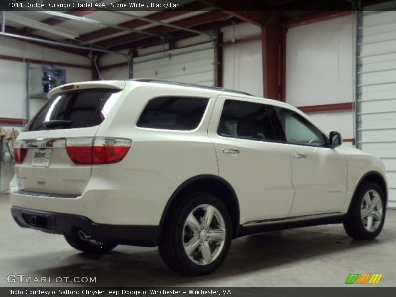 Stone White / Black/Tan 2011 Dodge Durango Citadel 4x4