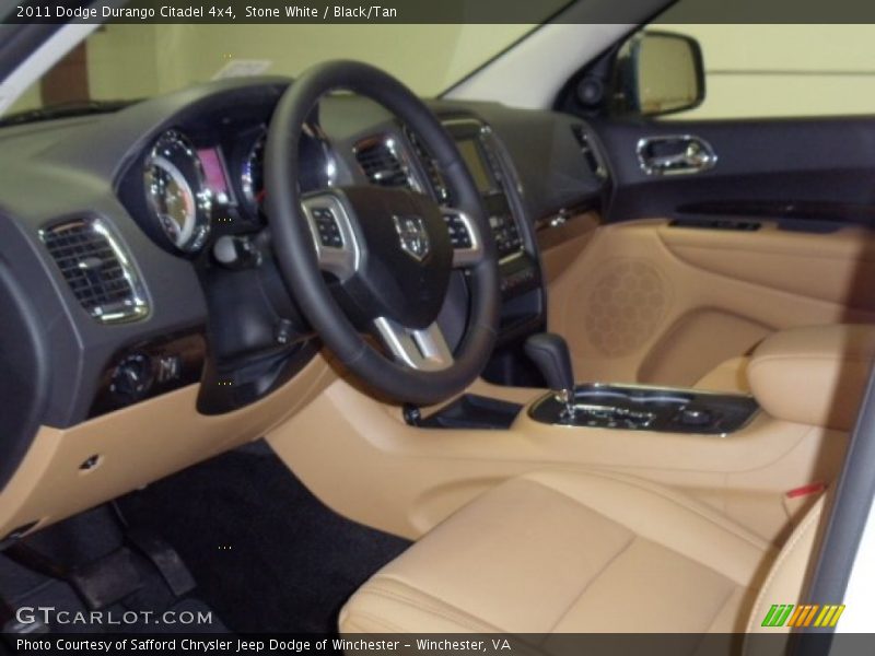 Stone White / Black/Tan 2011 Dodge Durango Citadel 4x4