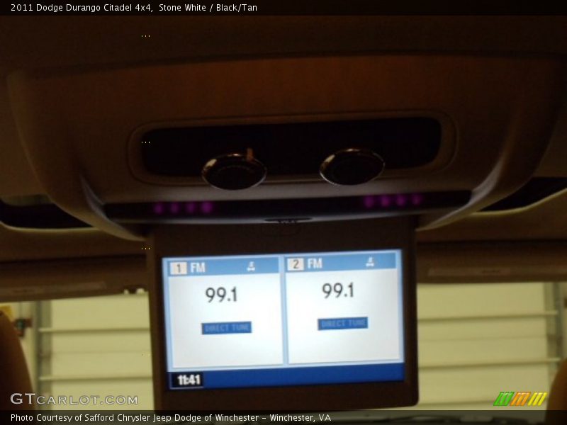 Stone White / Black/Tan 2011 Dodge Durango Citadel 4x4