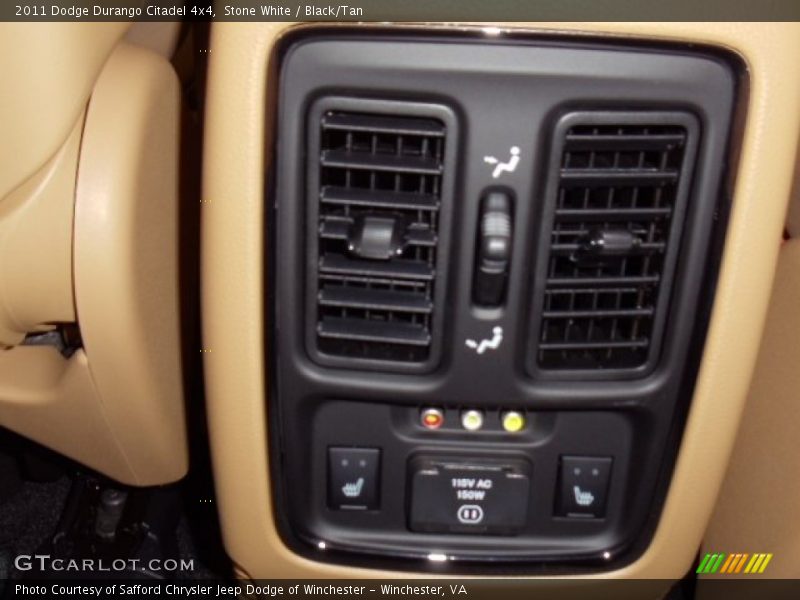 Stone White / Black/Tan 2011 Dodge Durango Citadel 4x4