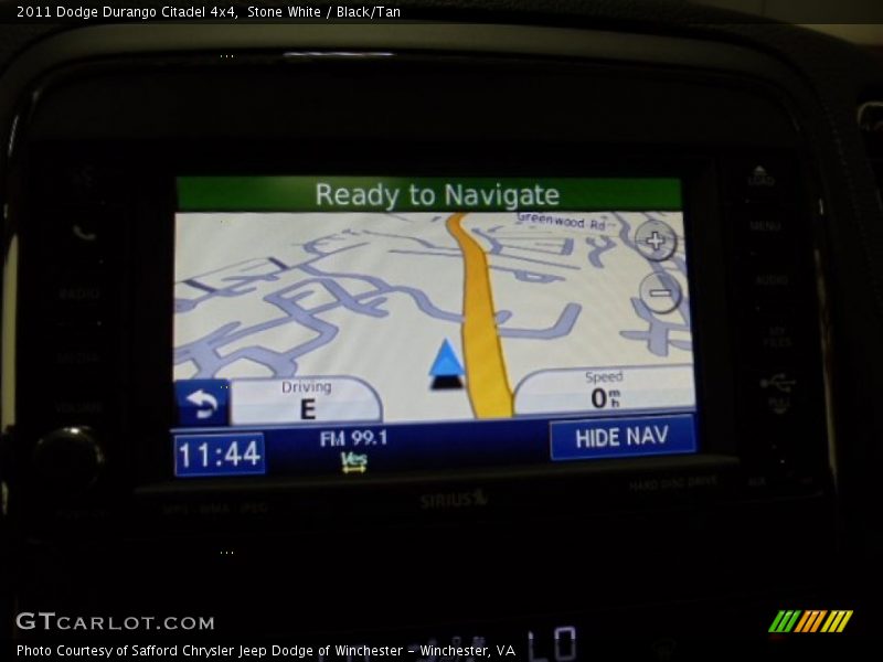Stone White / Black/Tan 2011 Dodge Durango Citadel 4x4