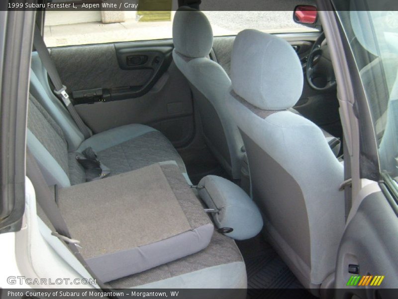 Aspen White / Gray 1999 Subaru Forester L