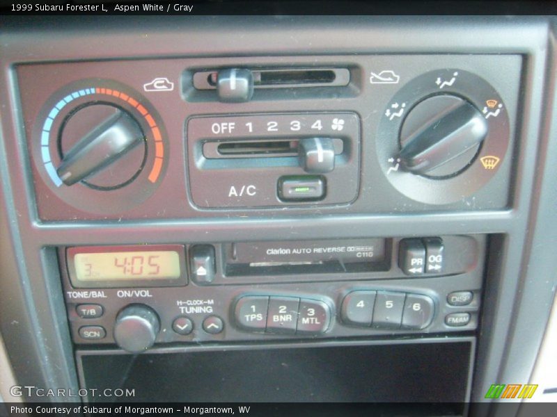 Aspen White / Gray 1999 Subaru Forester L