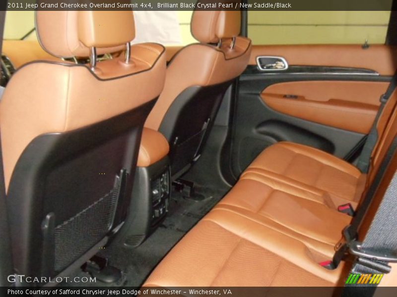Brilliant Black Crystal Pearl / New Saddle/Black 2011 Jeep Grand Cherokee Overland Summit 4x4