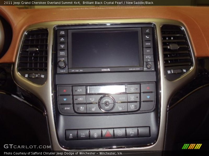 Brilliant Black Crystal Pearl / New Saddle/Black 2011 Jeep Grand Cherokee Overland Summit 4x4