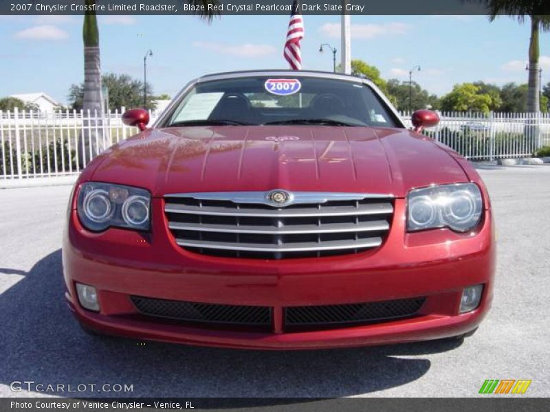 Blaze Red Crystal Pearlcoat / Dark Slate Gray 2007 Chrysler Crossfire Limited Roadster