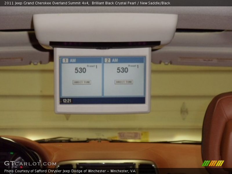 Brilliant Black Crystal Pearl / New Saddle/Black 2011 Jeep Grand Cherokee Overland Summit 4x4