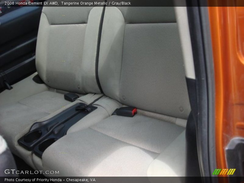 Tangerine Orange Metallic / Gray/Black 2008 Honda Element EX AWD