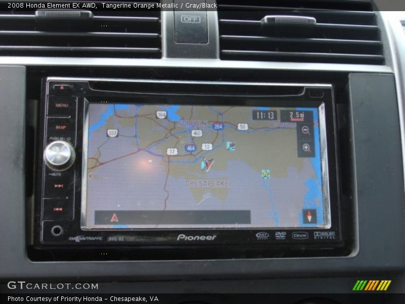 Tangerine Orange Metallic / Gray/Black 2008 Honda Element EX AWD
