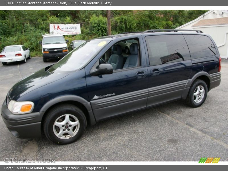 Blue Black Metallic / Gray 2001 Pontiac Montana MontanaVision