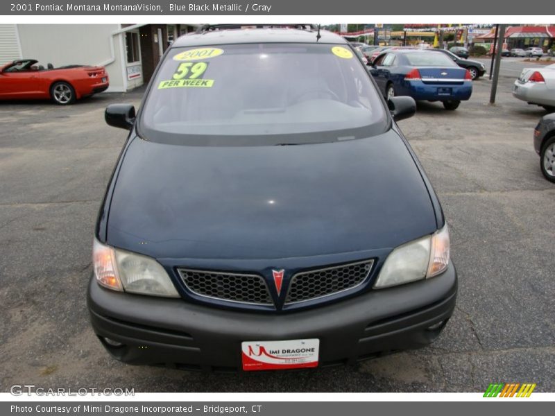 Blue Black Metallic / Gray 2001 Pontiac Montana MontanaVision