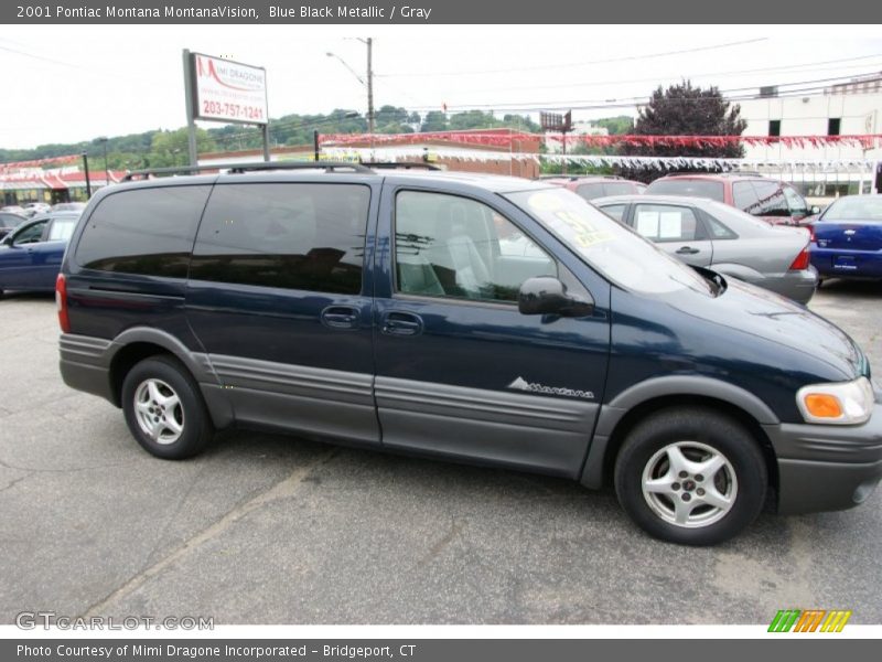 Blue Black Metallic / Gray 2001 Pontiac Montana MontanaVision