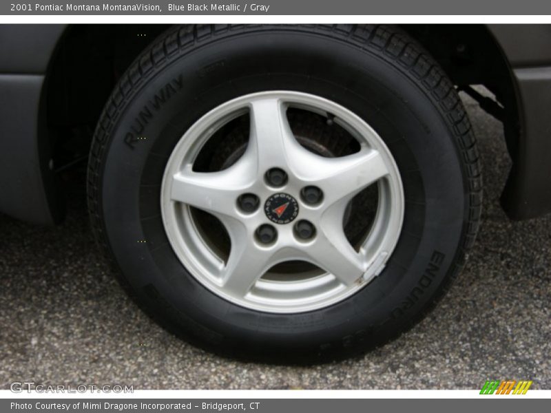 Blue Black Metallic / Gray 2001 Pontiac Montana MontanaVision