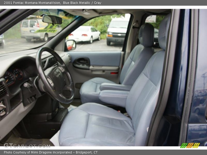 Blue Black Metallic / Gray 2001 Pontiac Montana MontanaVision