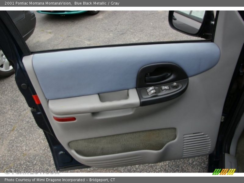 Blue Black Metallic / Gray 2001 Pontiac Montana MontanaVision