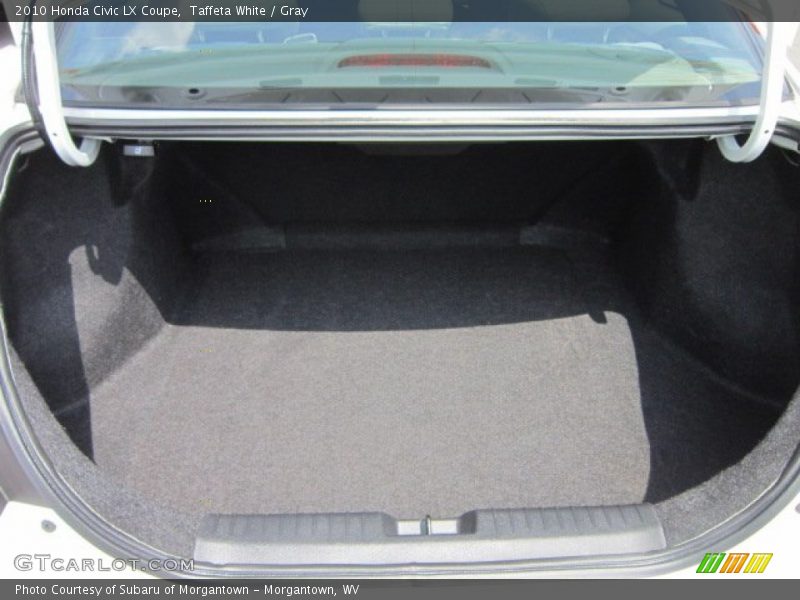 Taffeta White / Gray 2010 Honda Civic LX Coupe