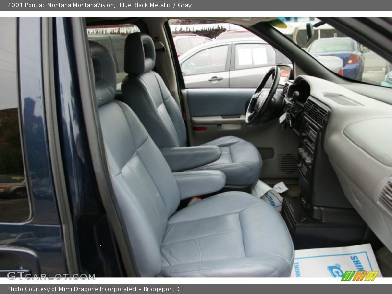Blue Black Metallic / Gray 2001 Pontiac Montana MontanaVision