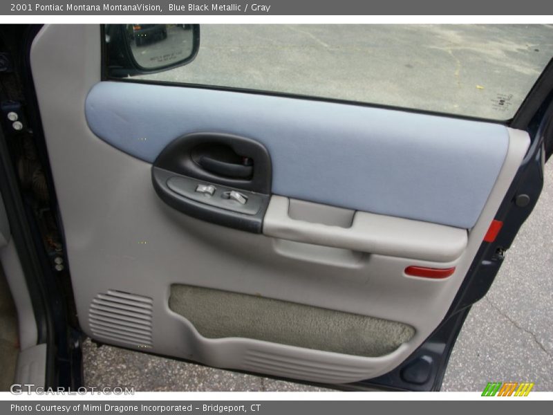Blue Black Metallic / Gray 2001 Pontiac Montana MontanaVision