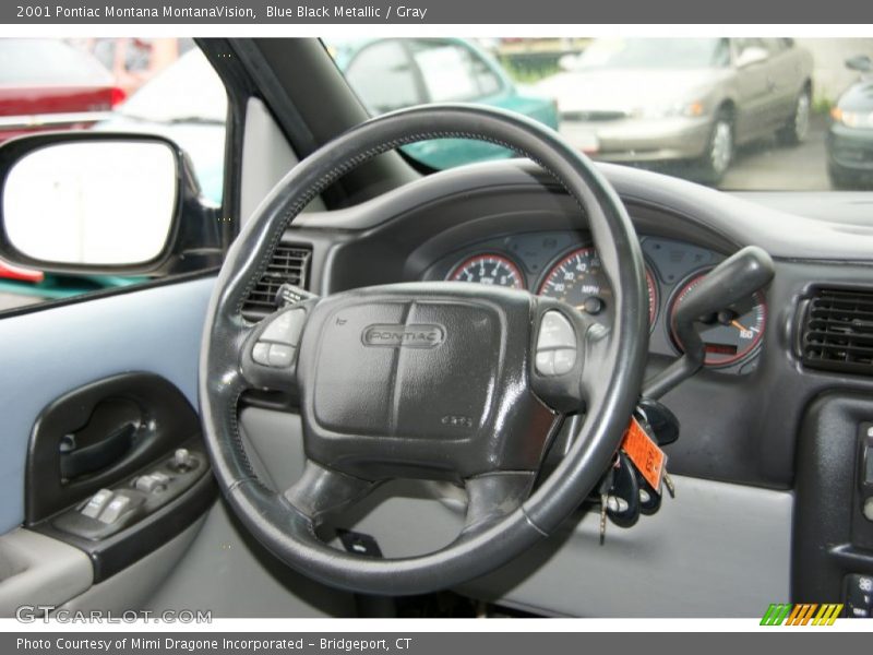 Blue Black Metallic / Gray 2001 Pontiac Montana MontanaVision
