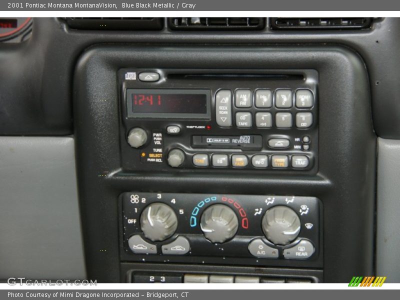Blue Black Metallic / Gray 2001 Pontiac Montana MontanaVision