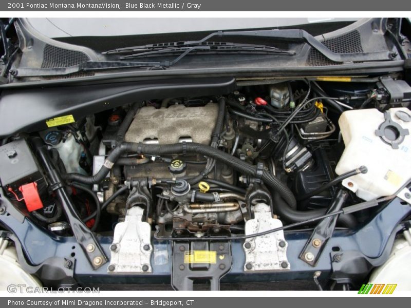 Blue Black Metallic / Gray 2001 Pontiac Montana MontanaVision