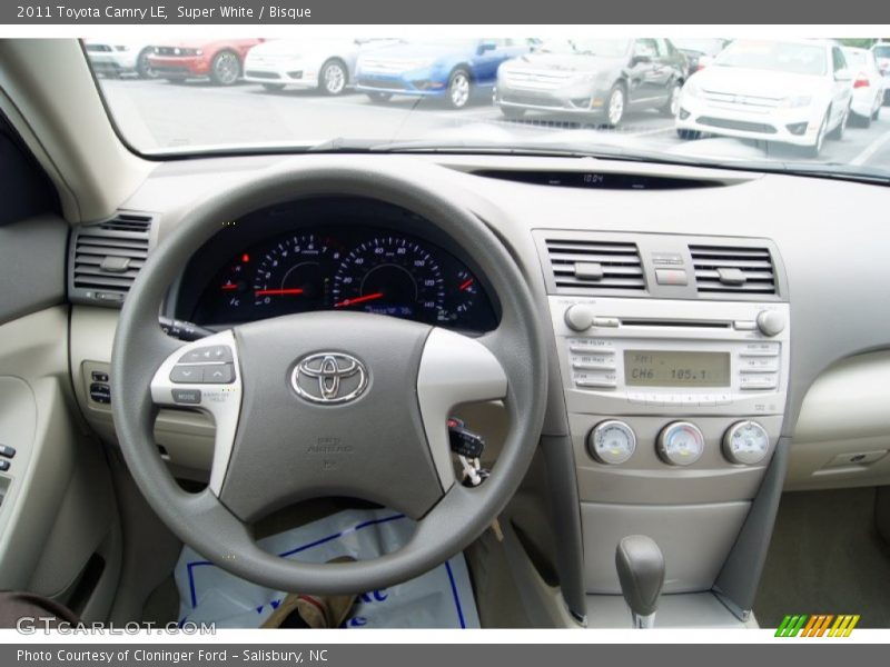Super White / Bisque 2011 Toyota Camry LE