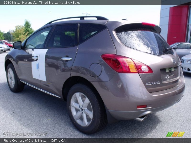 Tinted Bronze Metallic / Beige 2010 Nissan Murano SL