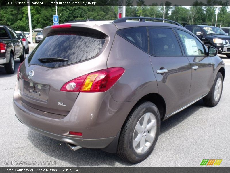 Tinted Bronze Metallic / Beige 2010 Nissan Murano SL