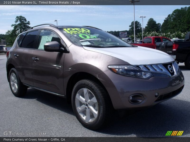 Tinted Bronze Metallic / Beige 2010 Nissan Murano SL
