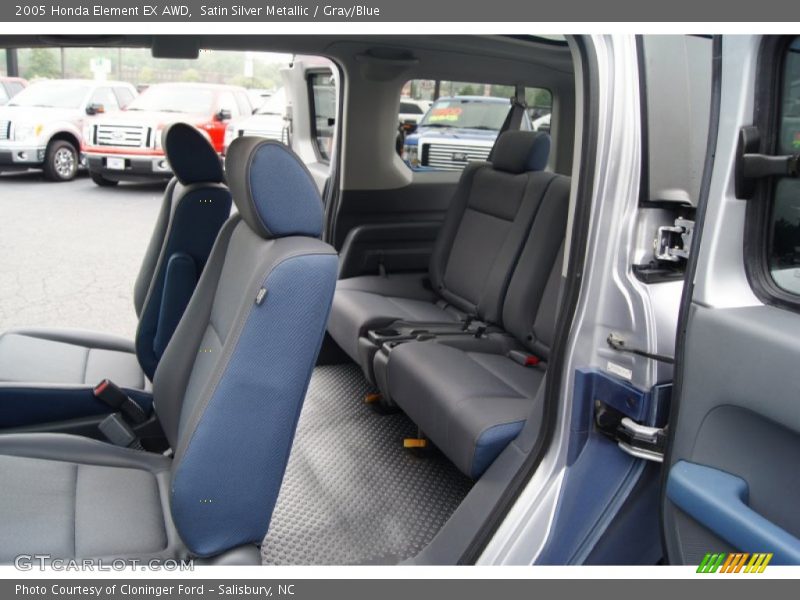 Satin Silver Metallic / Gray/Blue 2005 Honda Element EX AWD