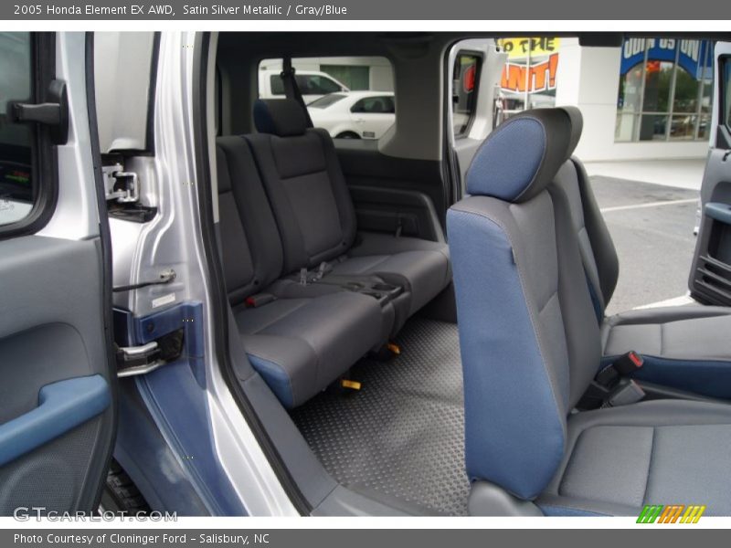 Satin Silver Metallic / Gray/Blue 2005 Honda Element EX AWD