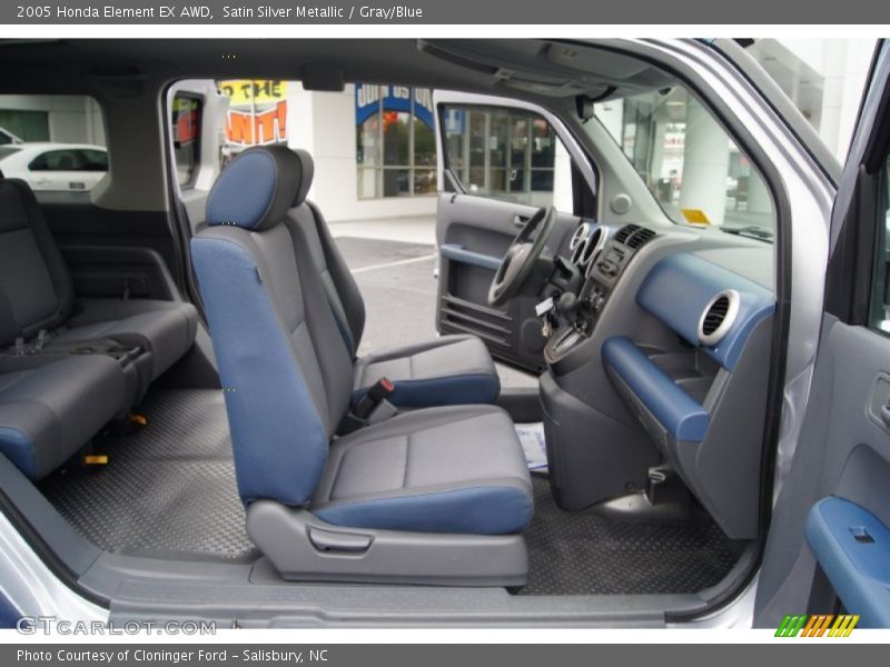 Satin Silver Metallic / Gray/Blue 2005 Honda Element EX AWD