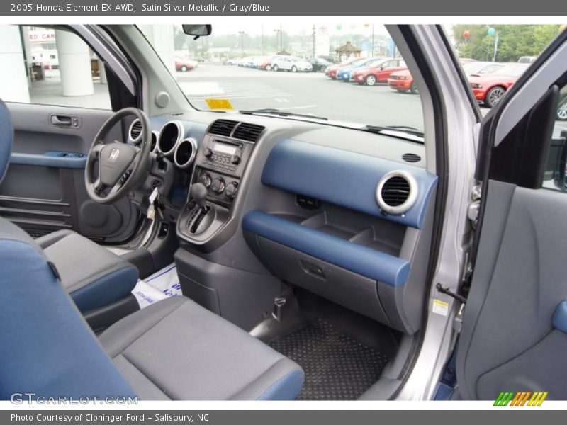 Satin Silver Metallic / Gray/Blue 2005 Honda Element EX AWD