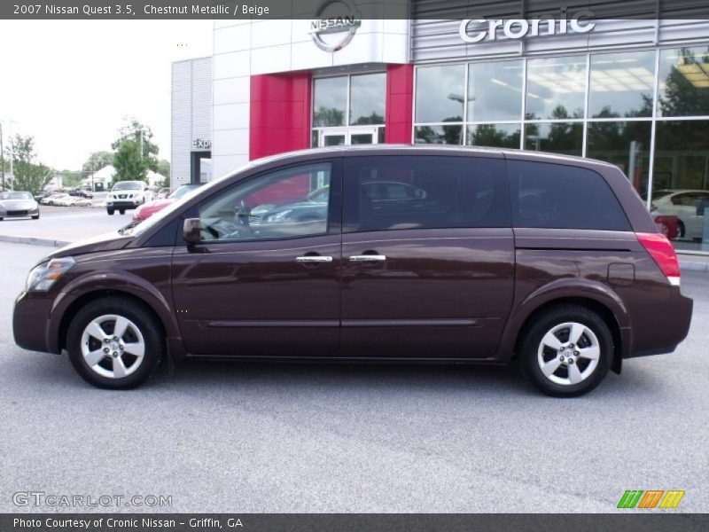 Chestnut Metallic / Beige 2007 Nissan Quest 3.5