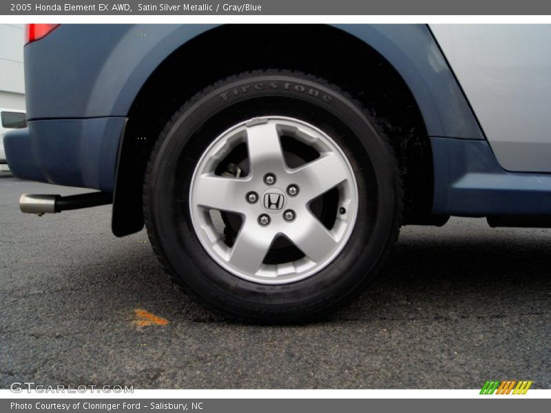 Satin Silver Metallic / Gray/Blue 2005 Honda Element EX AWD