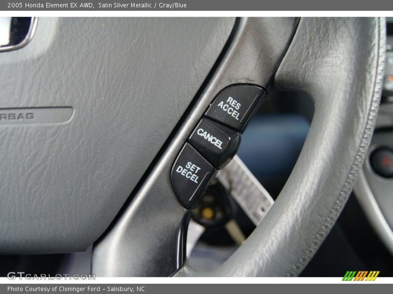 Satin Silver Metallic / Gray/Blue 2005 Honda Element EX AWD