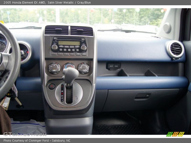Satin Silver Metallic / Gray/Blue 2005 Honda Element EX AWD