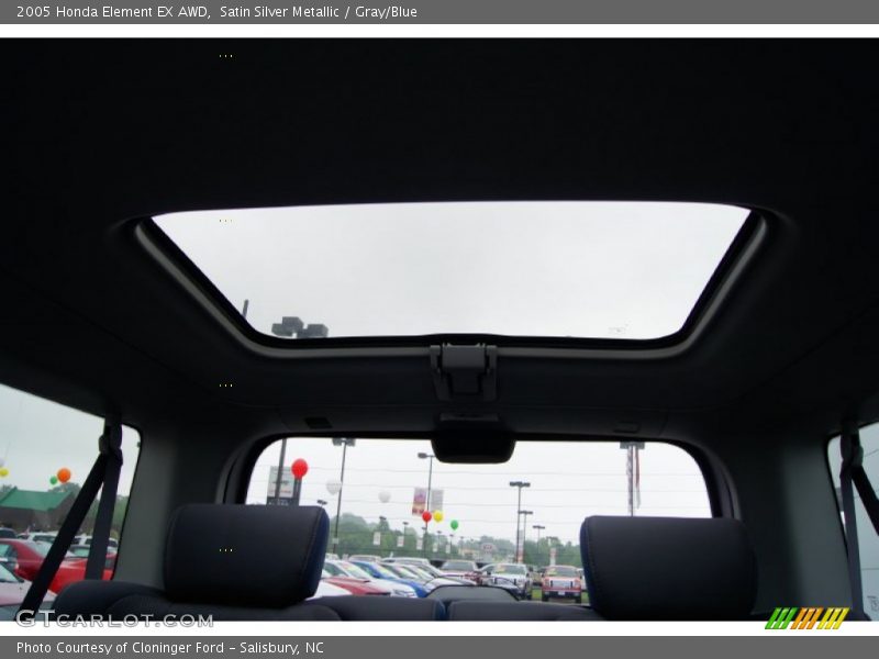 Satin Silver Metallic / Gray/Blue 2005 Honda Element EX AWD