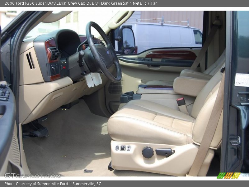  2006 F350 Super Duty Lariat Crew Cab Dually Tan Interior