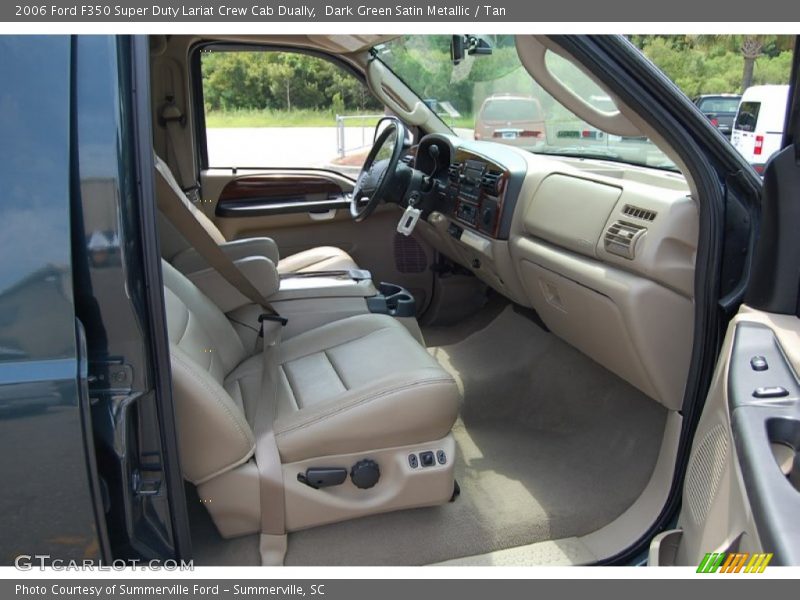  2006 F350 Super Duty Lariat Crew Cab Dually Tan Interior