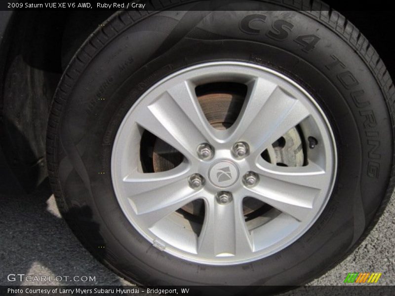 Ruby Red / Gray 2009 Saturn VUE XE V6 AWD