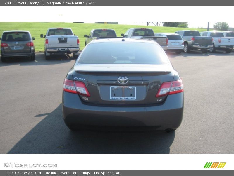 Magnetic Gray Metallic / Ash 2011 Toyota Camry LE